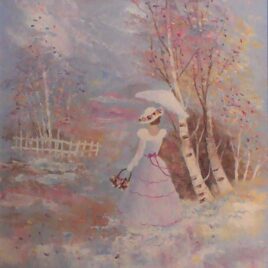 Lady With Umbrella – Greeting Cards