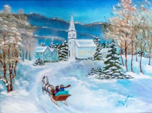 Sleighing-to-church